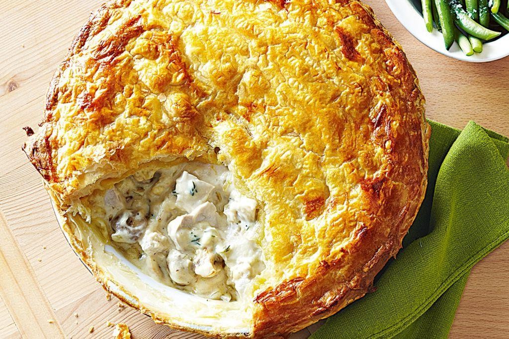 Creamy Chicken and Mushroom Pot Pie