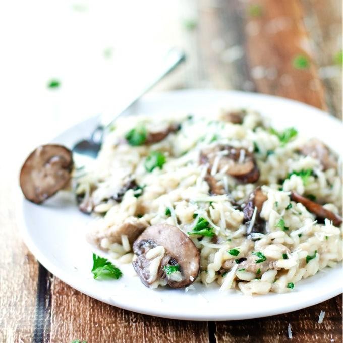 Creamy Chicken and Mushroom Risotto