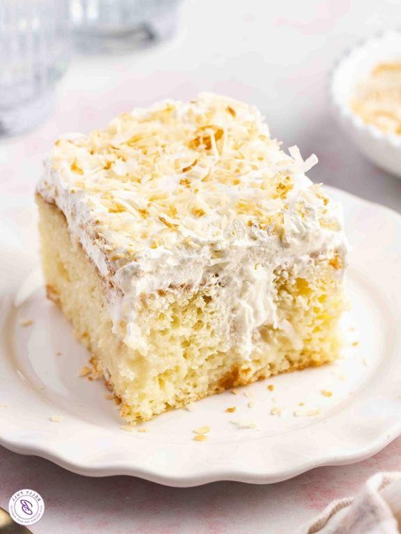 Creamy Coconut Condensed Milk Cake