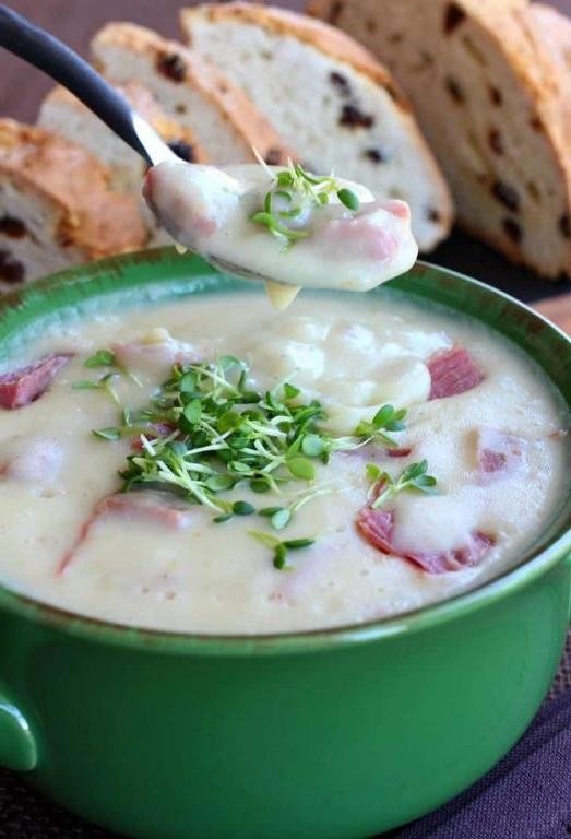 Creamy Corned Beef and Potato Chowder