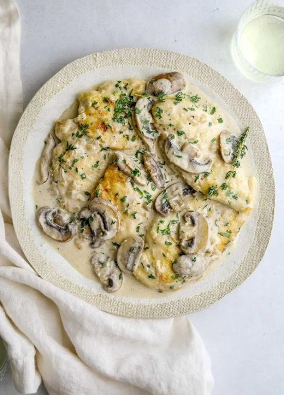 Creamy Dijon Chicken with Mushrooms