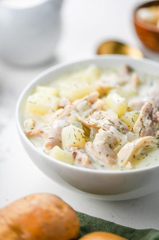 Creamy Dill Chicken Stew with Potatoes