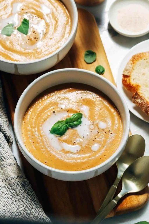 Creamy Eggplant and Almond Soup