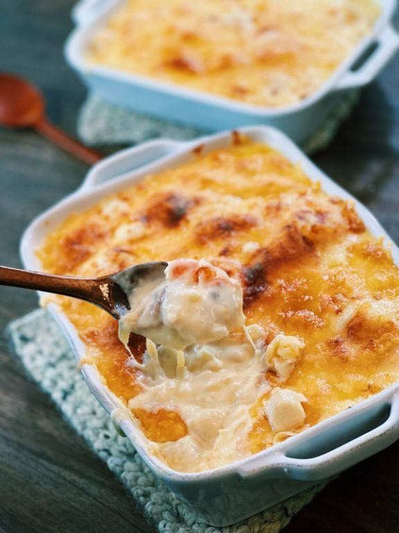 Creamy Fish and Mushroom Rice Casserole