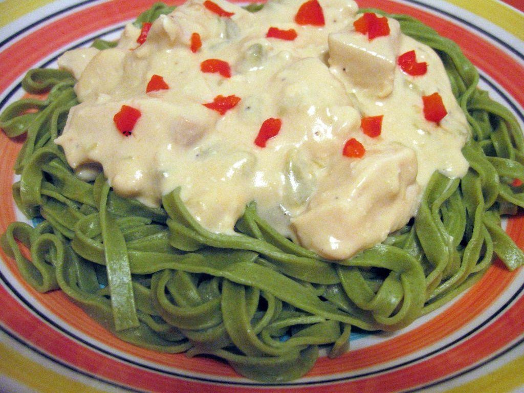 Creamy Green Chili Alfredo Sauce
