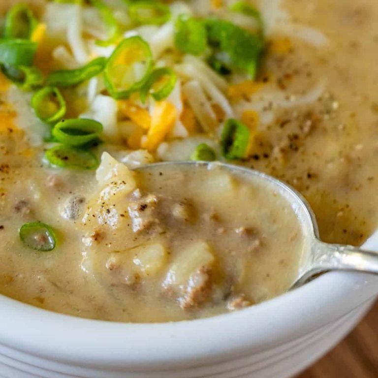 Creamy Hash Brown Beef Soup