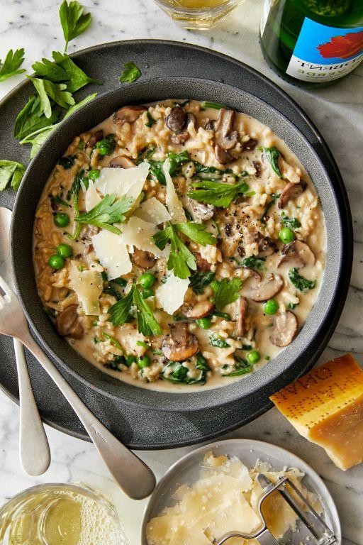 Creamy Instant Pot Mushroom Risotto