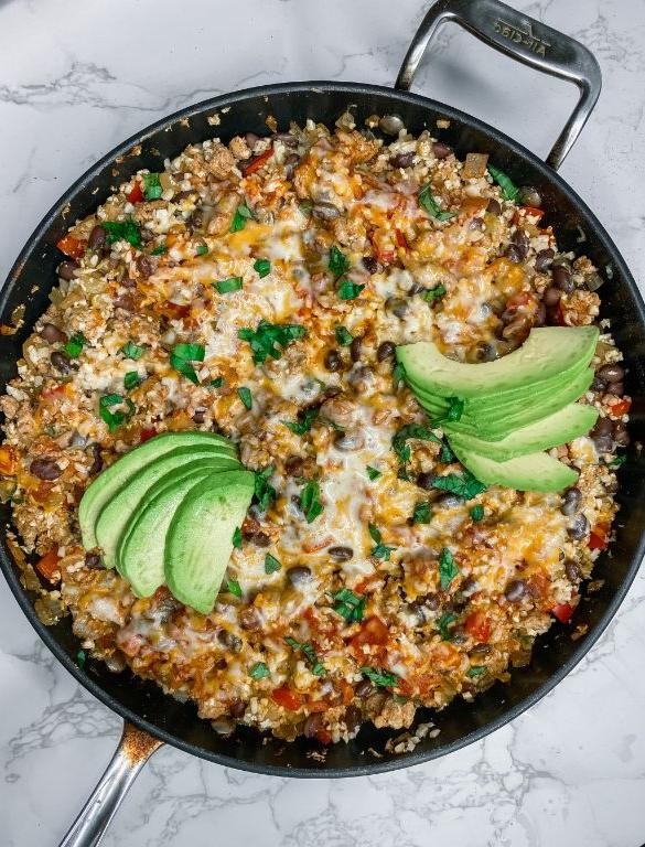 Creamy Keto Ground Chicken Skillet