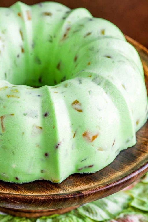 Creamy Lime Jello Salad with Nuts