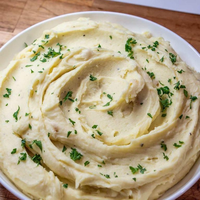 Creamy Mirepoix Mashed Potatoes