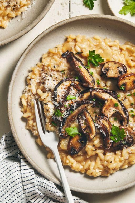 Creamy Mixed Mushroom Risotto