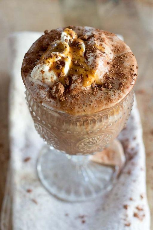 Creamy Mocha Peanut Butter Protein Drink