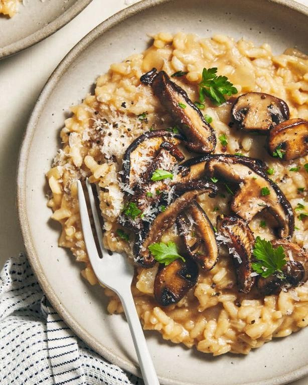 Creamy Mushroom Risotto