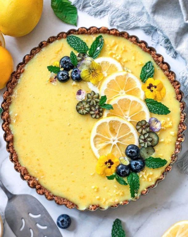 Creamy No-Bake Lemon Tart