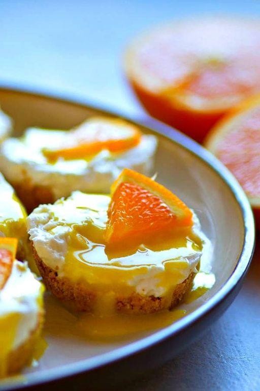 Creamy Orange Curd Cheesecake