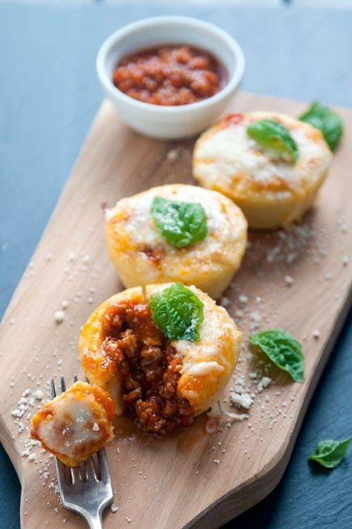 Creamy Polenta Bites with Sausage and Sage
