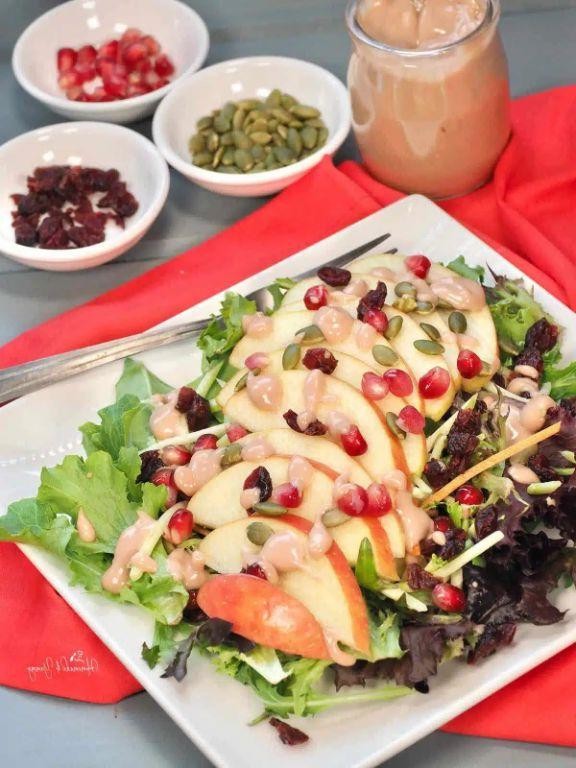 Creamy Pomegranate Yogurt Dressing