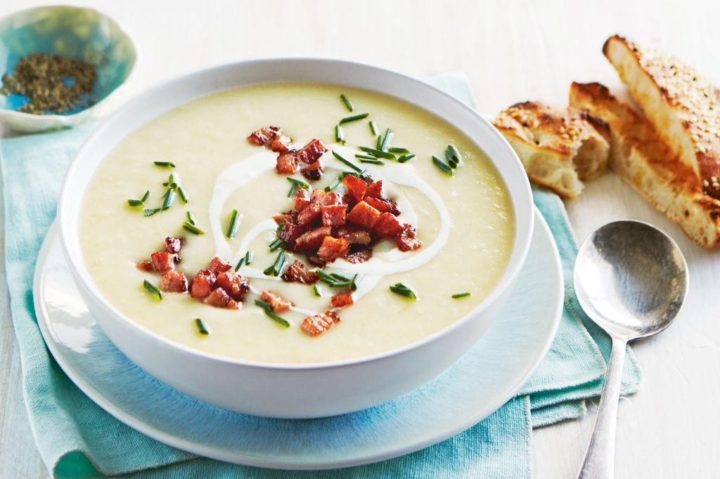 Creamy Potato Leek and Bacon Soup
