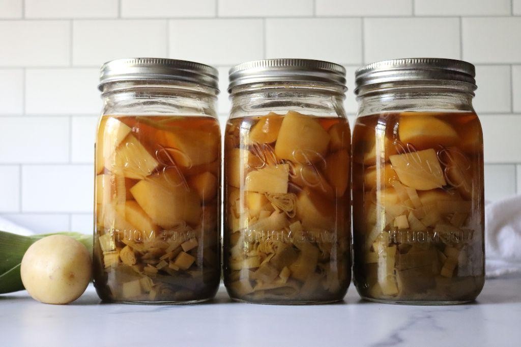 Creamy Potato and Leek Soup Mix in a Jar