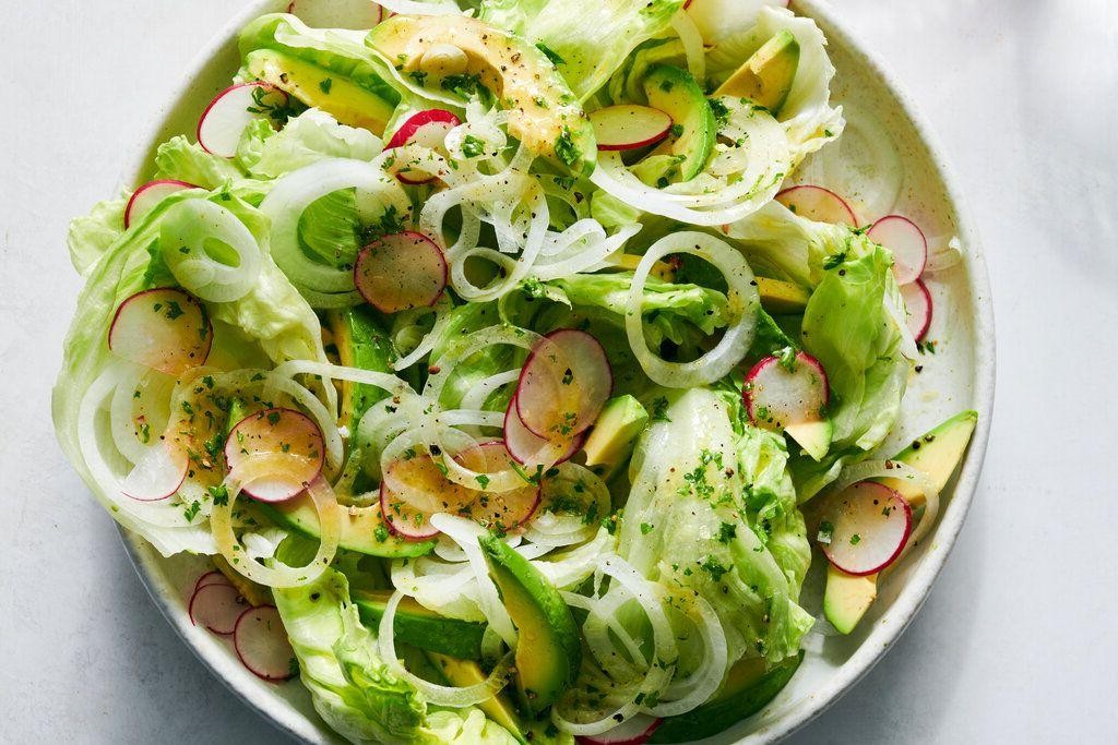Creamy Radish and Avocado Salad with Lime
