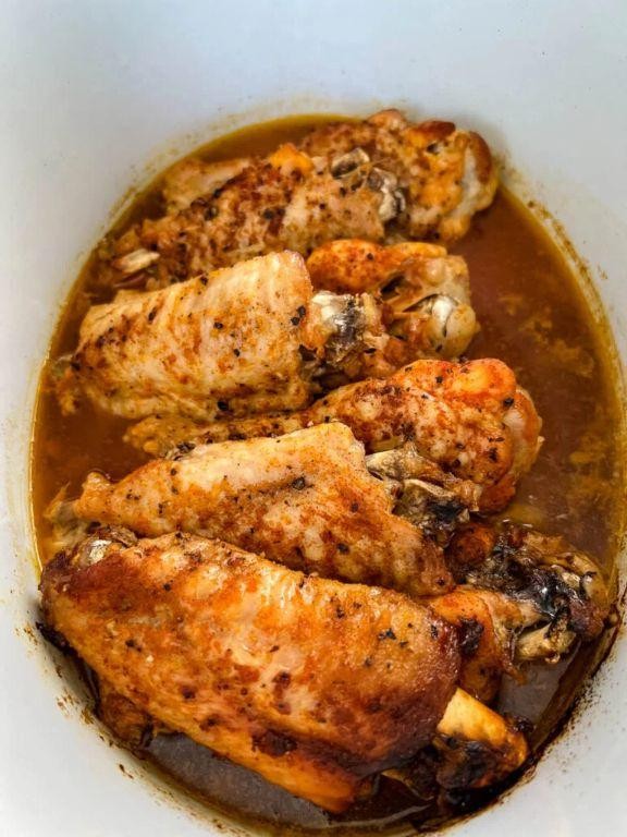 Creamy Ranch Slow Cooker Turkey Wings