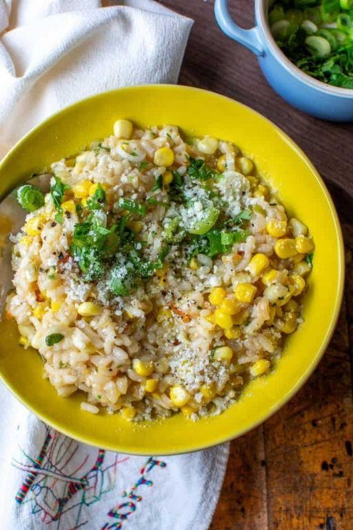 Creamy Rice with Corn and Cheese
