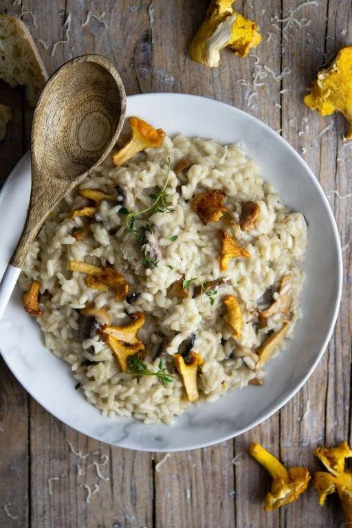 Creamy Ricotta and Mushroom Risotto