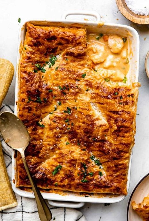 Creamy Seafood Pot Pie