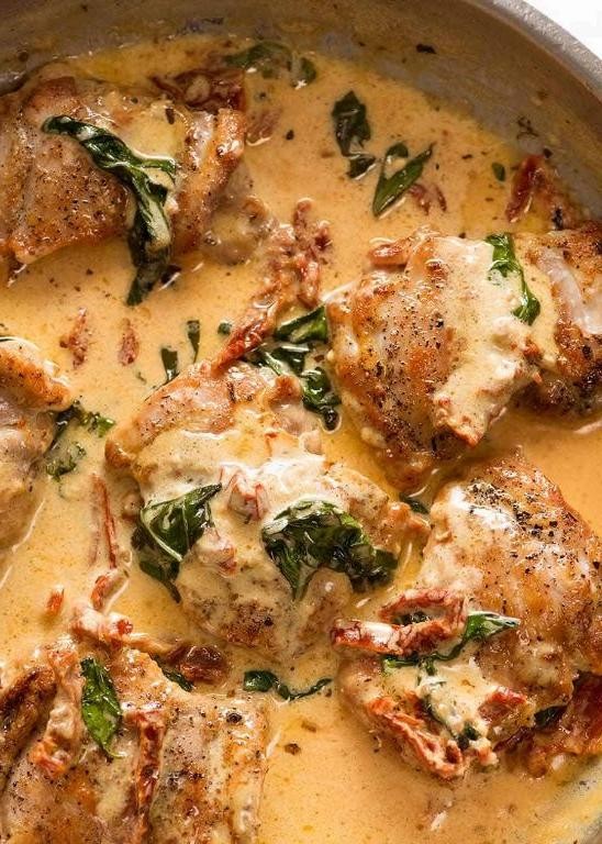 Creamy Sun-Dried Tomato Chicken Breasts