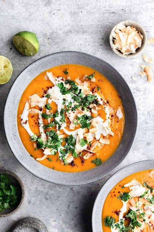 Creamy Sweet Potato and Coconut Soup