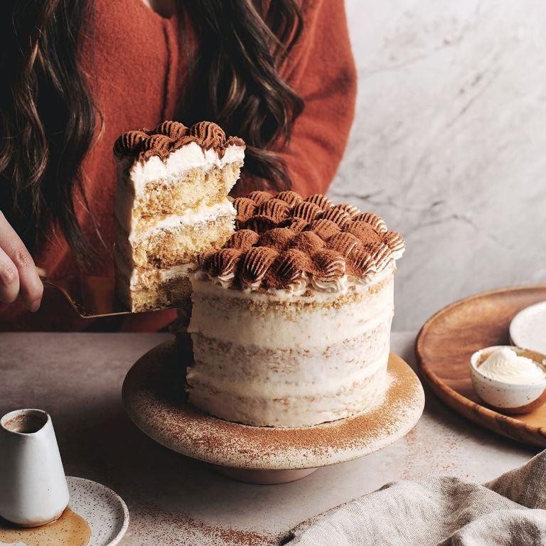 Creamy Tiramisu Layer Cake