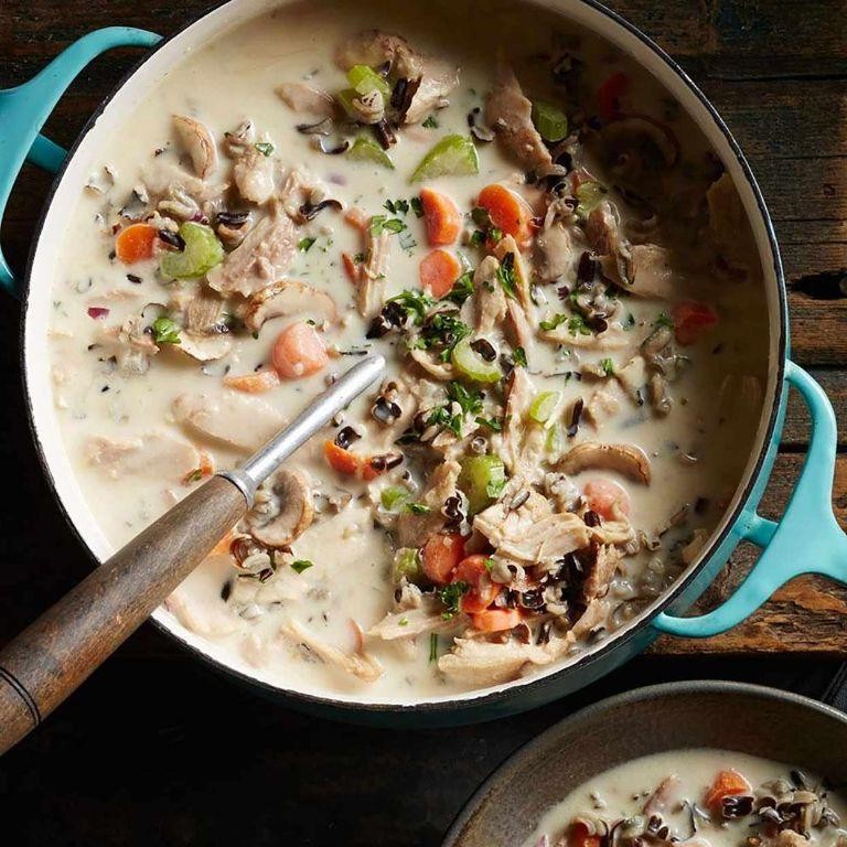Creamy Turkey and Wild Rice Soup