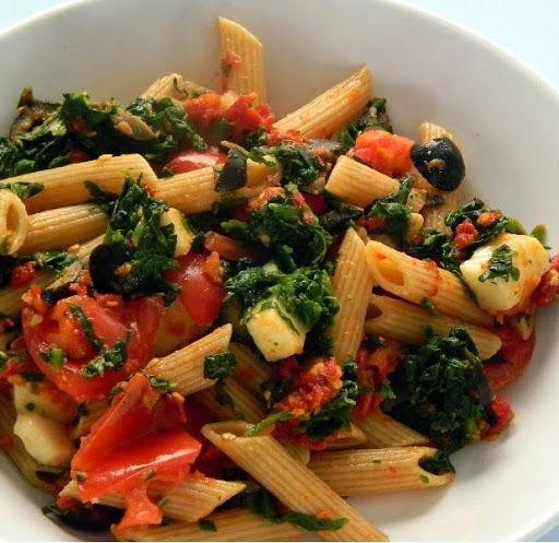 Creamy Tuscan Tilapia with Spinach and Penne