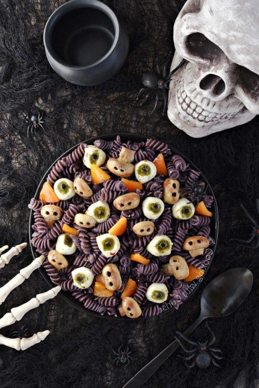 Creepy Cauldron Pasta