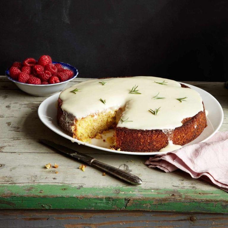 Creme Fraiche and Lemon Drizzle Cake