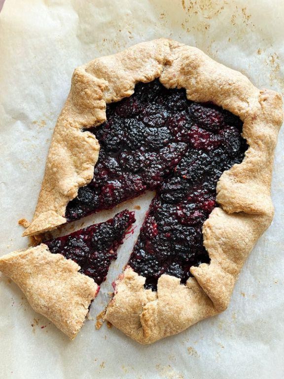 Crisp Blackberry Galette