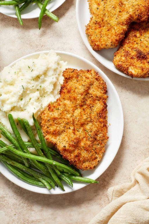 Crispy Air Fryer Chicken Schnitzel