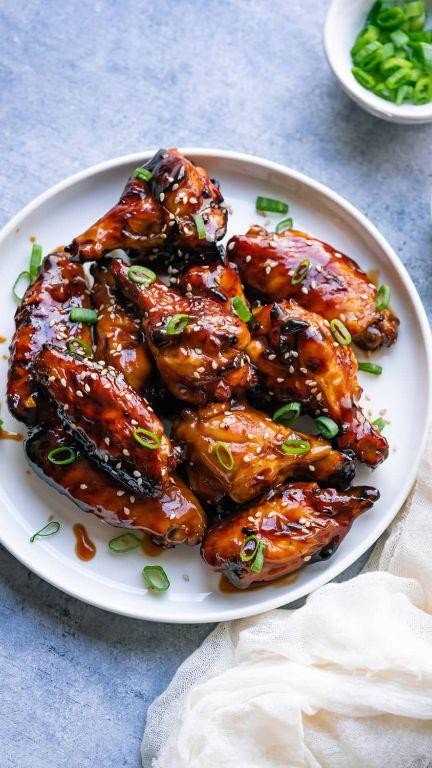 Crispy Air Fryer Teriyaki Chicken Wings