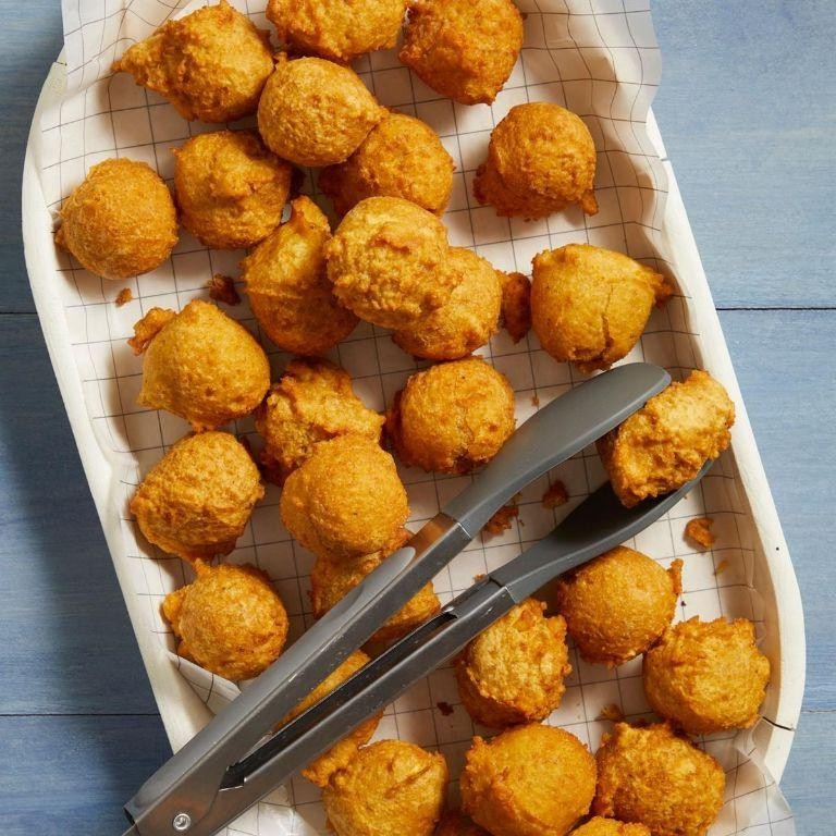 Crispy Baked Plantain Fritters