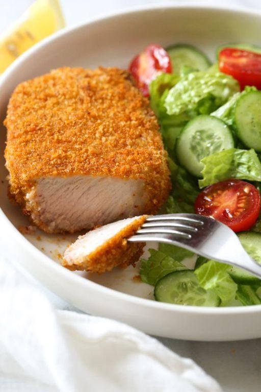 Crispy Breaded Air Fryer Pork Chops