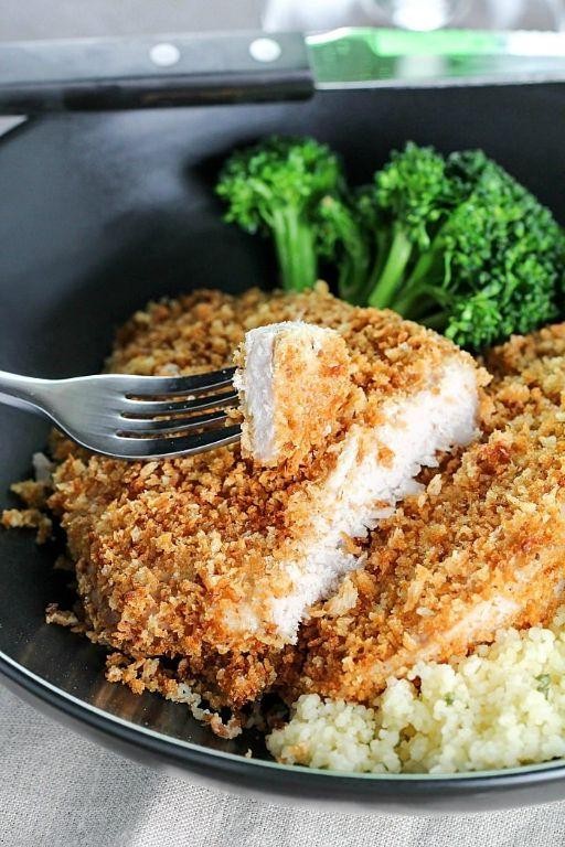 Crispy Breaded Oven Pork Chops