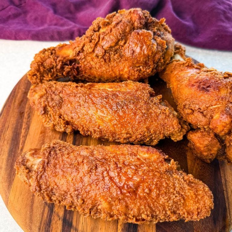 Crispy Buttermilk Fried Turkey Wings