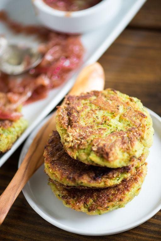 Crispy Chickpea and Zucchini Fritters
