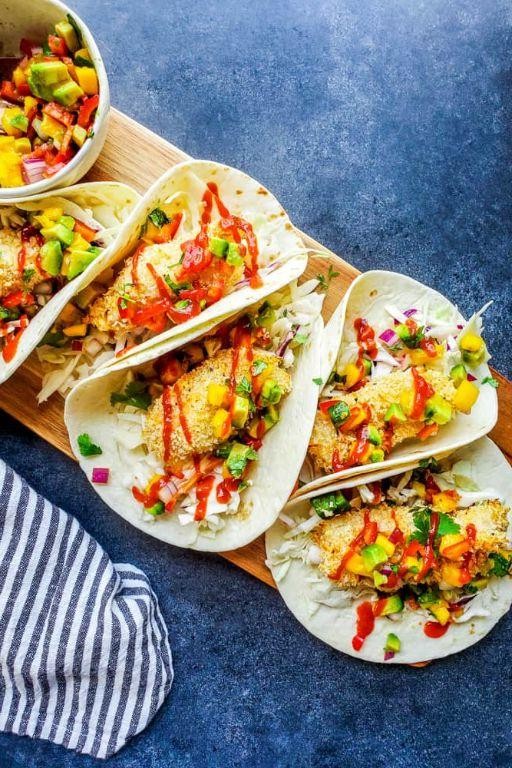 Crispy Coconut Crusted Fish Tacos