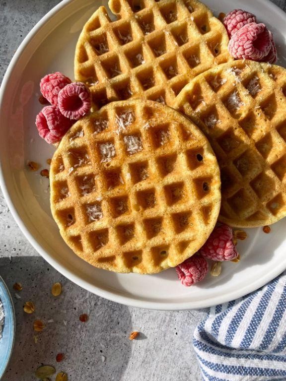 Crispy Coconut Flour Waffles