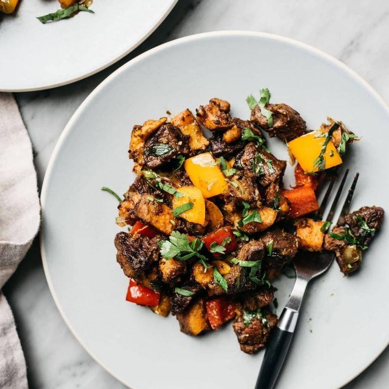 Crispy Coconut Pepper Steak Bites