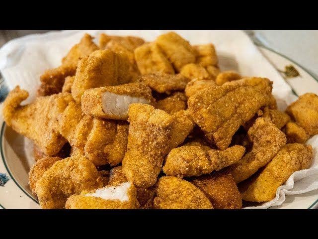 Crispy Fried Crappie Nuggets