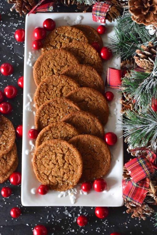 Crispy Gingerbread Cookies