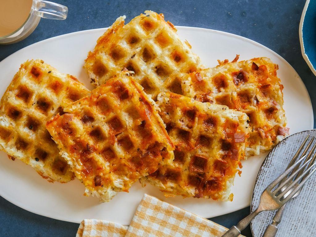 Crispy Hash Brown Waffles