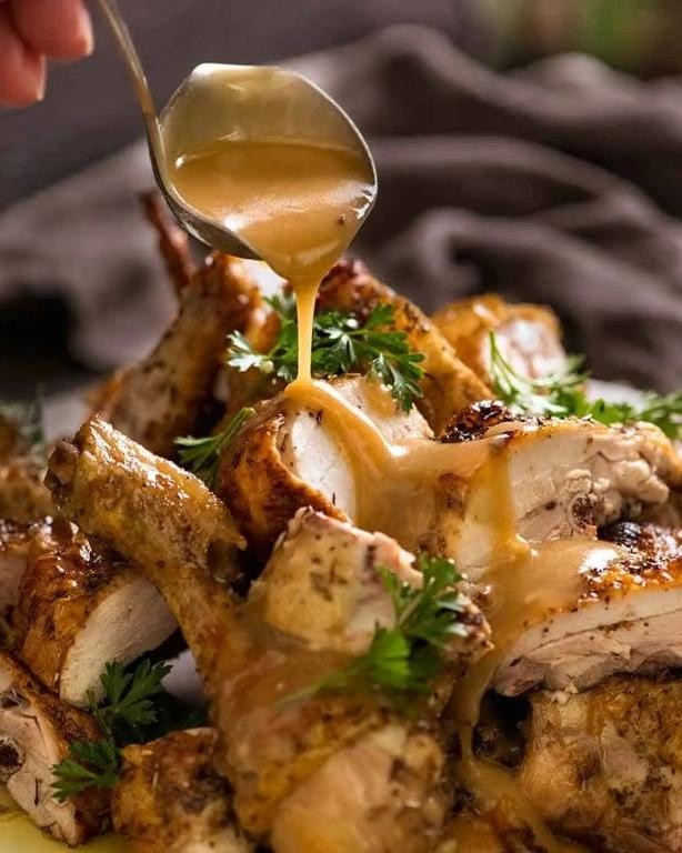 Crispy Herb Roast Chicken